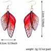 1Pairs Gold Plated Crystal Butterfly Wing Drop Dangle Earrings For Women Wedding Jewelry
