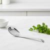 Stainless Steel Strainer Spoon with Holes Non-slip Caviar Builder Utensil for Home Kitchen Dining Cuisine Making
