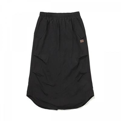 W Reversible Velour Skirt Black