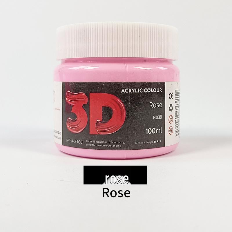 100ml Acrylic Paint for Children's Doodles and Plaster Dolls
