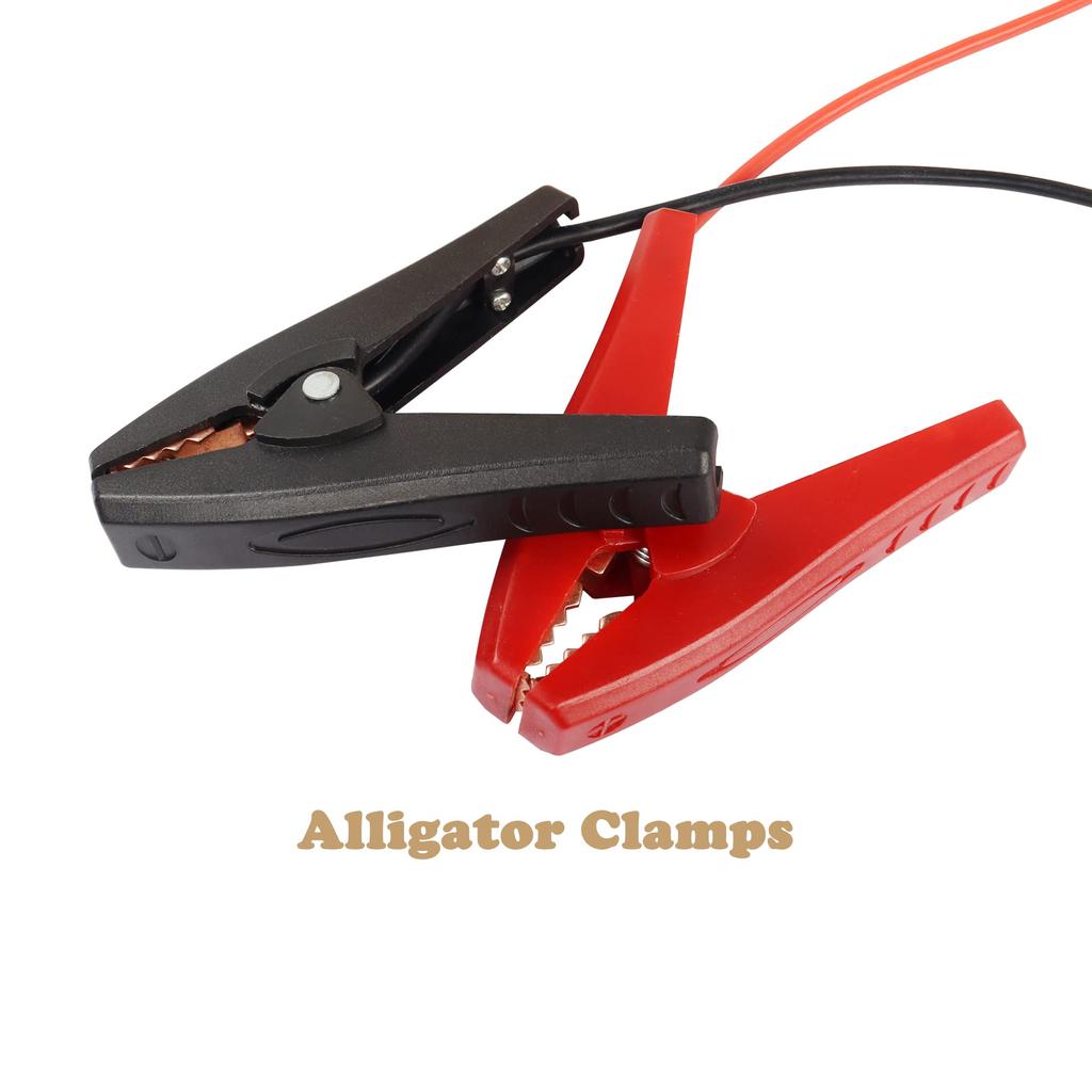 MEIRIYFA XT60 Female To Alligator Clip Cable XT60 Connector Cable with Clip Clamp for Power Station - 53cm