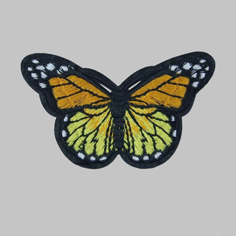 Embroider Flower Patch Patch Patch Cloth Patch Cute Multi-colored Small Butterfly Clothes Decoration Patch Hole Patch Embroidery Label