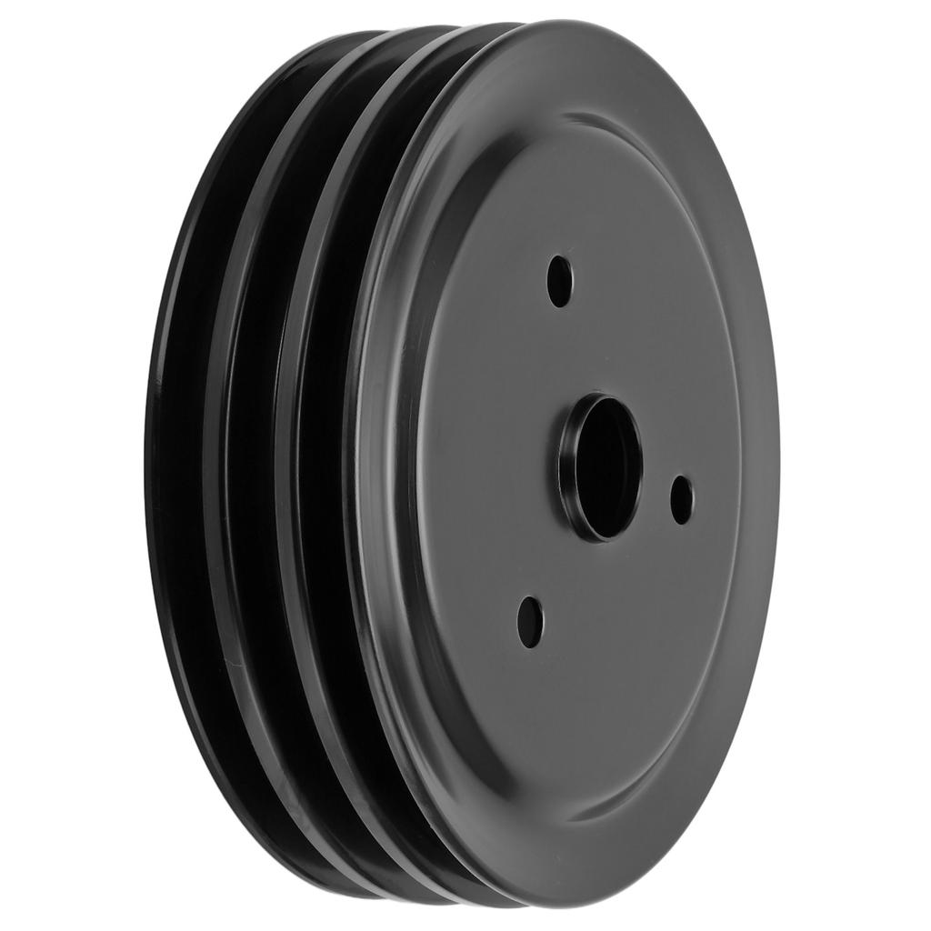 Metal Crankshaft Pulley Short Water Pump Pulley Replacement for Chevy SBC 262 350 400 Engine