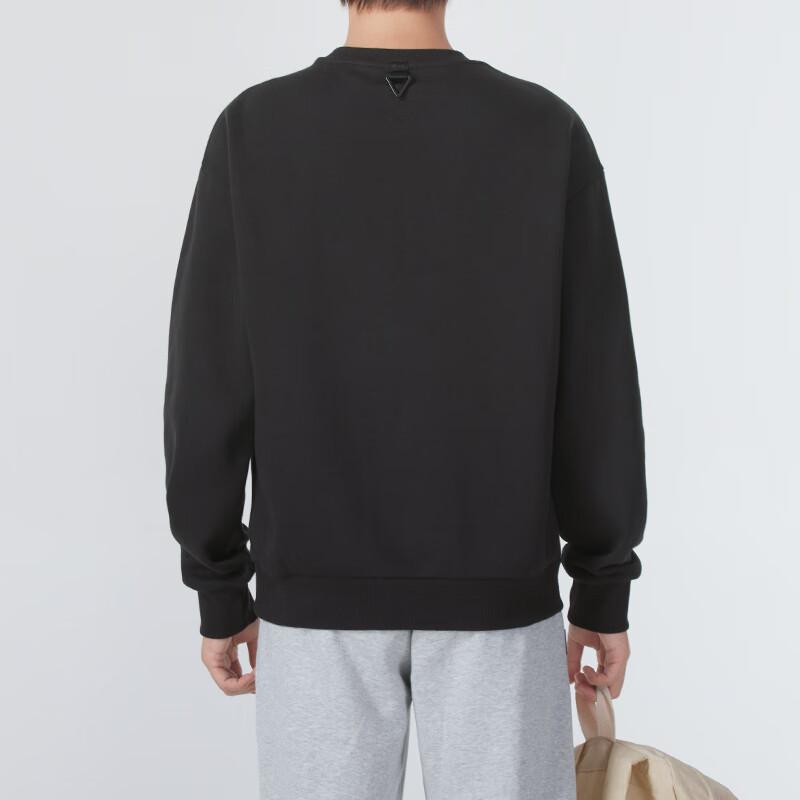 Puma Round Neck Casual Sports Long Sleeve Sweatshirt Men Sweatshirt Black 629736-01