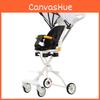 Stroller Ultra Kids Lightweight Foldable Convertible Seat One Rotation Button