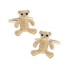 Teddy bear gold cufflinks cufflinks cufflinks n01324