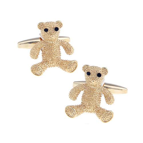 Teddy bear gold cufflinks cufflinks cufflinks n01324