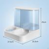 Automatischer Futterspender 2 in 1 Haustierspender Abnehmbarer Futter- und Wasserspender