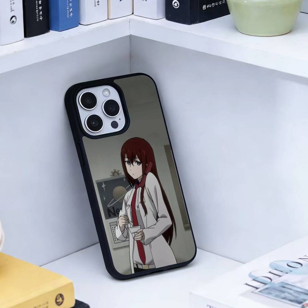 STEINS GATE D-Rintaro O-Okabe Phone Case For iPhone 14,16,15,13,17,12,Plus,Pro,Max Magnetic For Magsafe Frosted Cover
