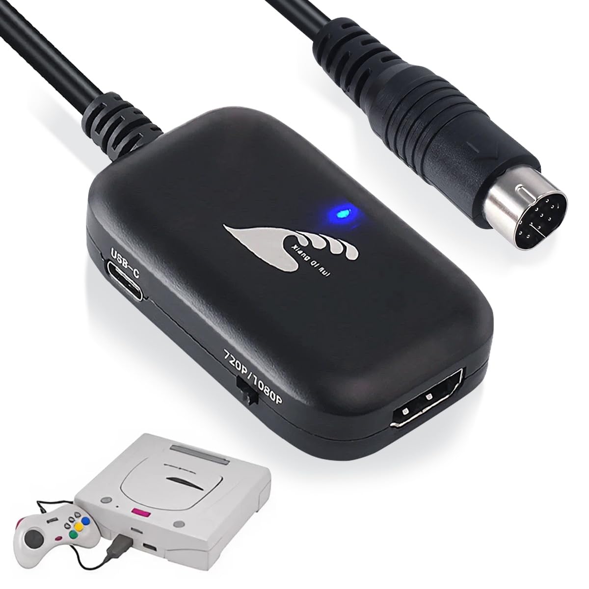 

Eishin Sega Saturn HDMI Sega Saturn HDMI Connection Cable Converter, (SS) чёрный