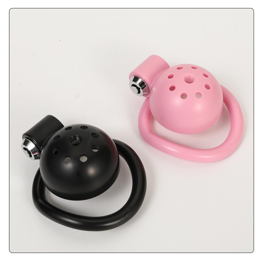 Gaiola de Castidade com 5 Anéis Gaiola para Pênis Brinquedo Sexual para Adultos Bondage de Pênis Trava Uretral Macho Cuckold Erótico Casal Brinquedo BDSM