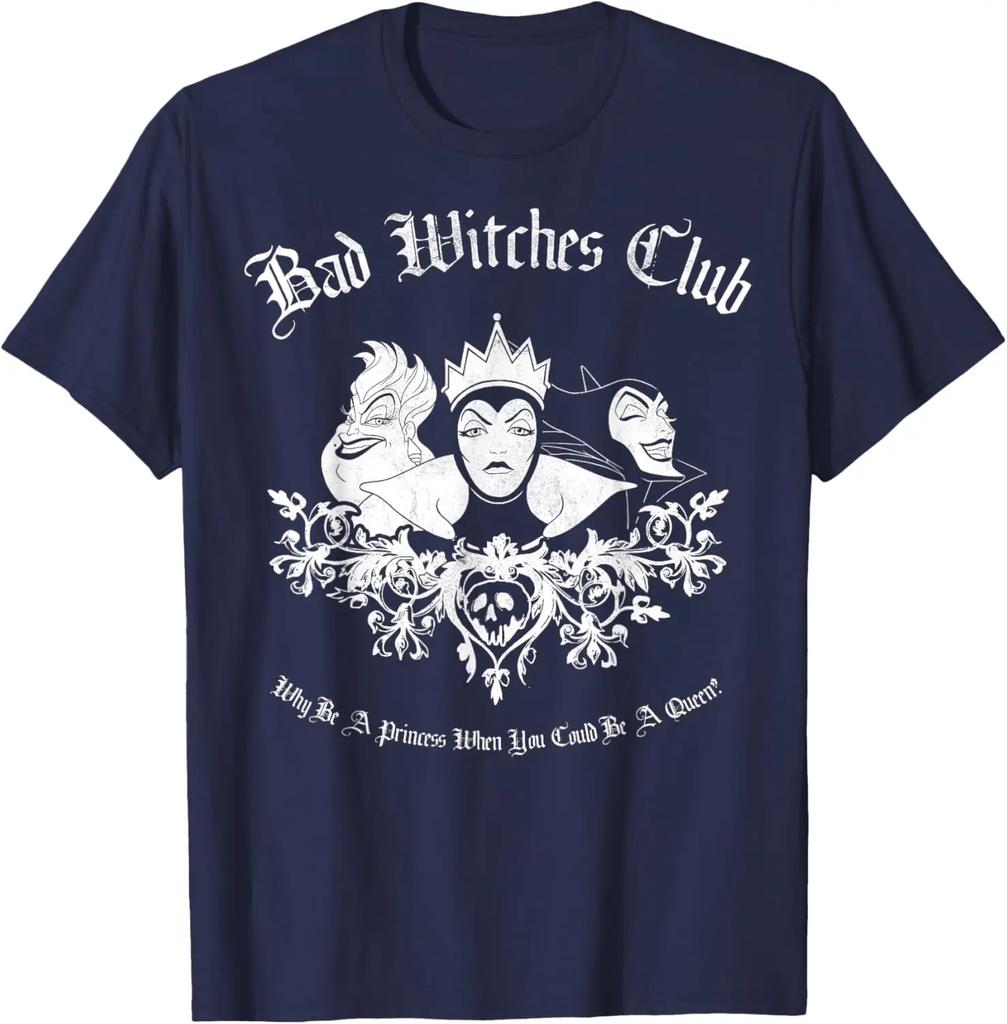 New Villains Bad Witches Club Group Shot Vintage Fashion Casual T-Shirt S-4XL Four Seasons Unisex
