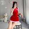 Sex Lingerie Christmas Cheongsam Sexy Girl Cosplay New Robe Set