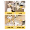 1/2Pcs Desk Hooks Handbag Hangers Funny Cat Design Strong Load-bearing Easy To Install Bag Holders Table Purse Hooks