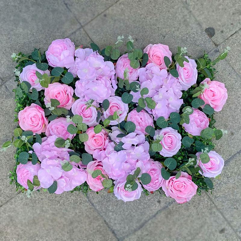 background wall Simulated flower rose embroidered ball birthday party wedding door decoration fake flower pendant wall decor
