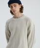 KNITTED Soft Cotton Drop Shoulder Waffle Knit Oatmeal