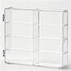1/64 Scale Acrylic Display Case Clear Showcase Cabinet Storage Box for Mini Car Models Hot Wheels Toy Storage Organizer