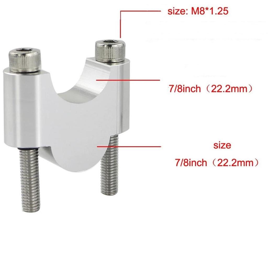 Handlebar Riser Fit For Honda Grom MSX125 ST1100 XL250R/350R CTX700 Dax125 CT125 XR150L Motorcycle