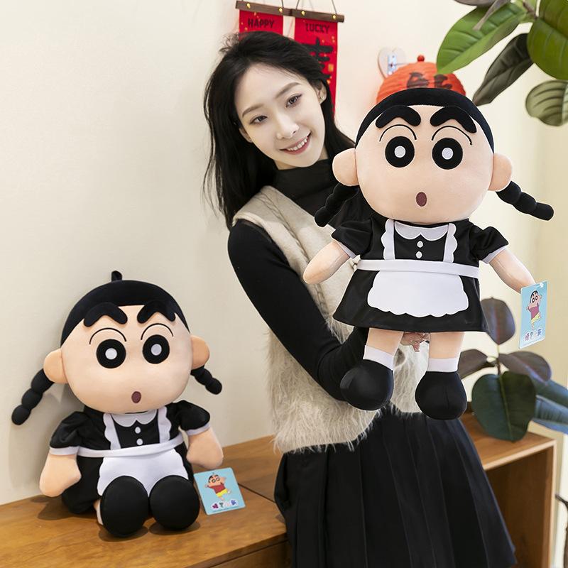 Maid crayon small new doll doll running small new plush toy children sleeping pillow gift