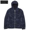 J-DAN Camouflage Pattern Zip Hoodie Jacket, Men's, Navy, Size M Jacket M NavyUsed