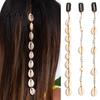 Gioielli per Capelli Bohémien per Festival Musicali Charms a Conchiglia Treccine e Dreadlocks, Accessori Boho da Spiaggia Vacanze Estive Donna Ragazza, Treccia Decorativa