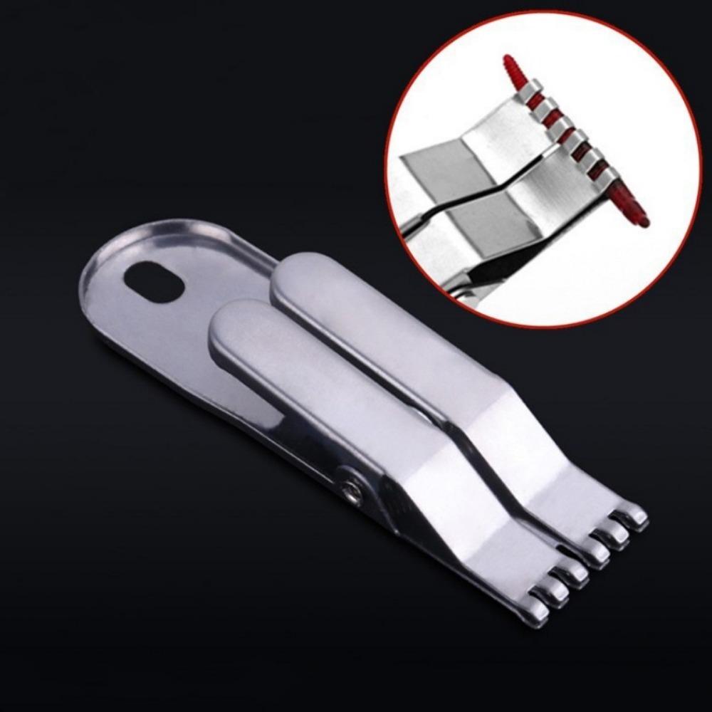 3 Pcs Earthworm Baiting Device Earthworm Clip Hook Fast Baiting Multifunction Clip