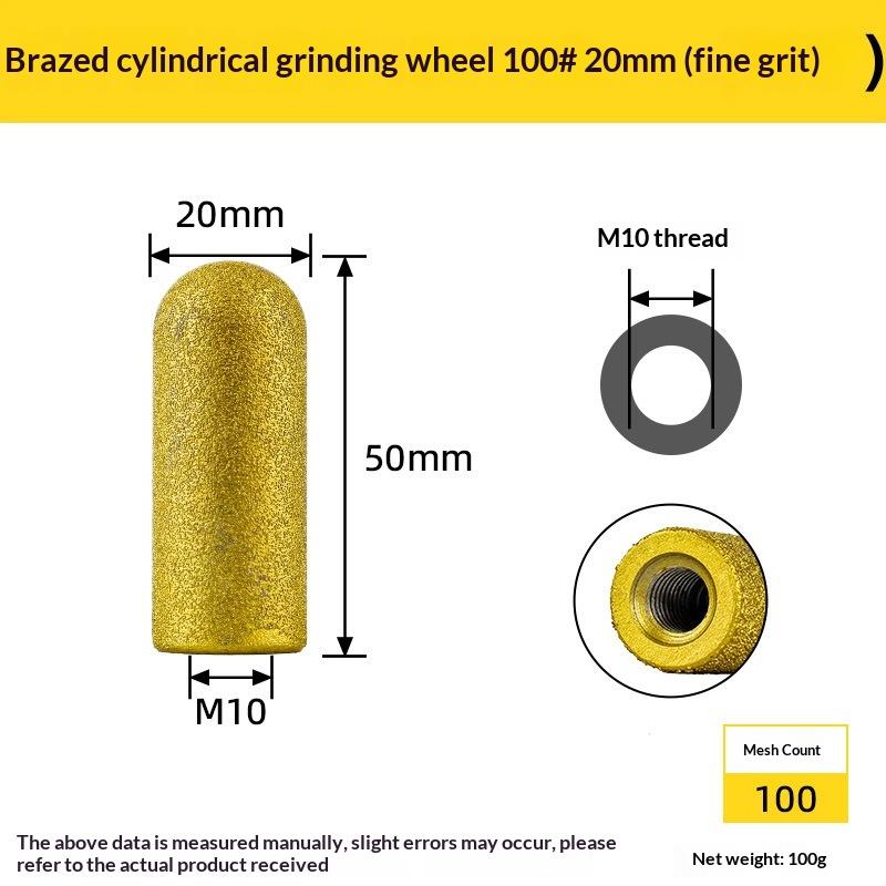 Circular Diamond Grinding Head Rear Water Blocking Arc Polishing For Stone Ceramic Tile Cast Iron Glass Countertops Care Tools