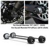 For Ducati Monster 797 2017 2018 2019 2020 Moto Rear Front Axle Fork Crash Slider Motorcycle Wheel Protector