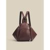 Large Capacity PU Backpack Students Young Adults Urban Minimalist Style With Zipper Phone Pocket