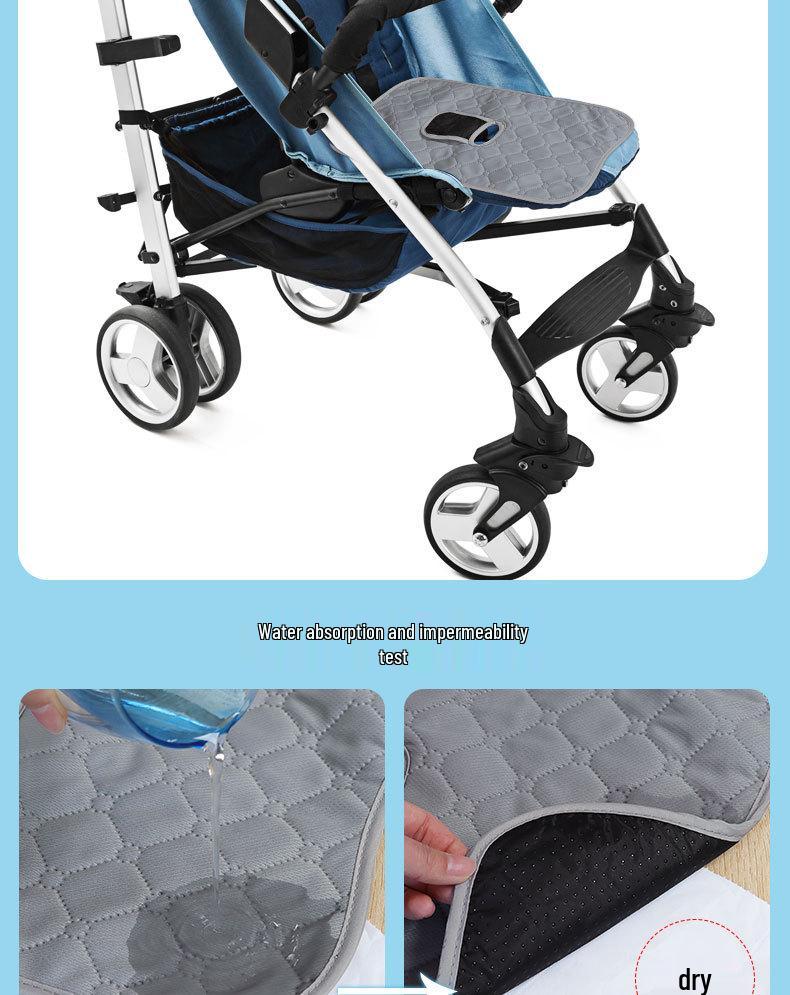 Wasserdichte, schmutzabweisende Baby-Sitz- und Kinderwagenpolster für Esszimmerstühle