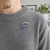 Non-fading Eye Pin Bling Rhinestone Eyes Brooch Pin, Tear of Angel Lapel for Women, Sweater Cardigan Coat Suit Decoration Jewelry Accessories