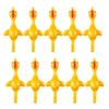10Pcs Slingshots Chicken Finger Toy for Kids Funny Mini Flying Rubber Ducks Classroom Prizes Fun Stocking Stuffers Goodie Bags Pinata Fillers Party