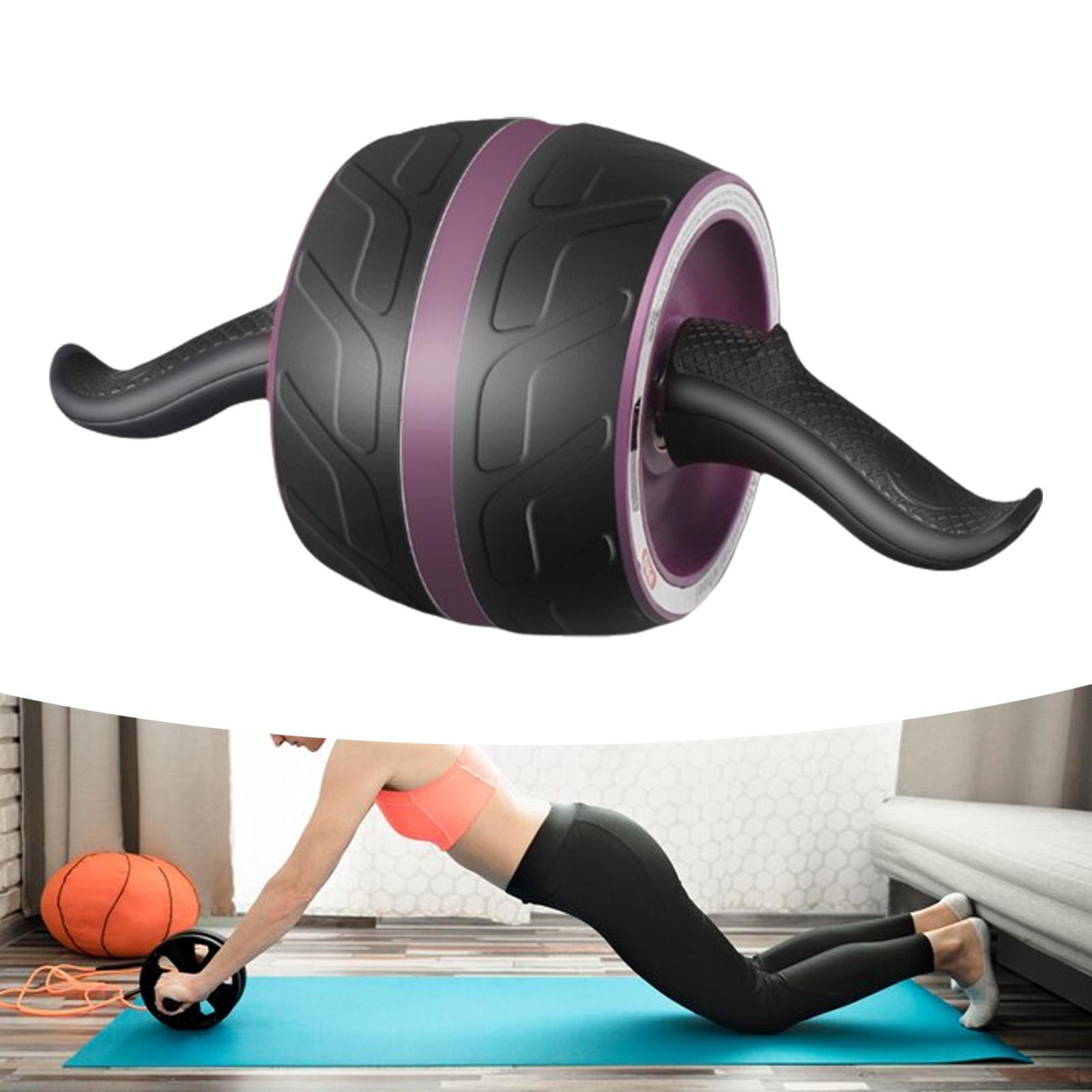 

Ролик для пресса Тренажер для тренировки силы Бесшумный Компактный Удобный Профессиональный Violet M
