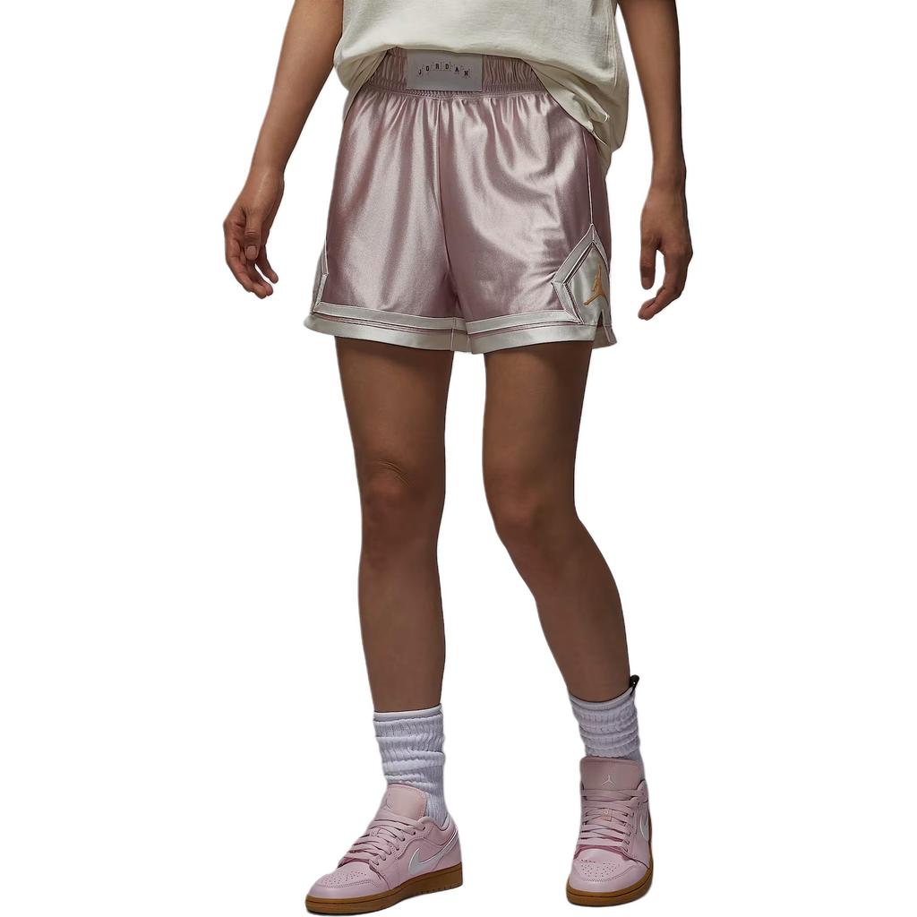 Jordan Pantaloncini Casual Comodi ad Asciugatura Rapida con Logo a Diamante Dri-FIT Donna shorts II0488667
