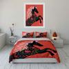 Black horse, floral accents. Bedding sets Duvet cover sets Duvet covers Pillowcases(1* Duvet Cover 2* Pillowcases without duvet insert)