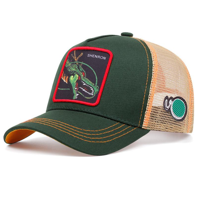 Dragon Ball Goku Embroidered Baseball Cap With Sun Protection For Casual Wear