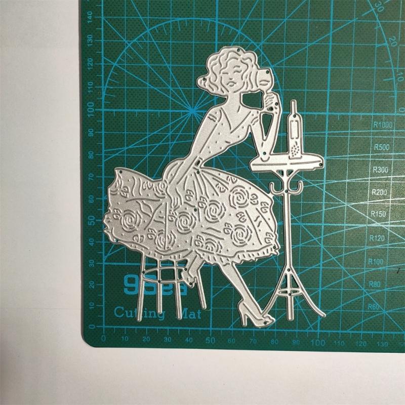 Dancing Girl Metal Cutting Dies Scrapbooking Stencils Die Cuts Card Embossing DIY Album Photo Template Molds Decorations