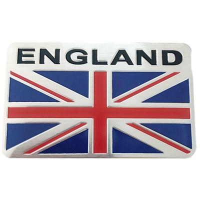 Emblema de Carro Bandeira Union Jack | Emblema de Metal Adesivo Bandeira Inglaterra Reino Unido Union Jack,Rainha