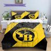 Set Copripiumino Trapuntato Modello BSC Young Boys Decorazione per la Casa Regalo (1 * copripiumino + 2 * federe senza imbottitura)