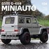 1/24 BENZ G500 4x4 Tyre Alloy Car Model Diecasts Metal Toy Off-road Vehicles Car Model High Simulation Sound and Light Kids Gifts