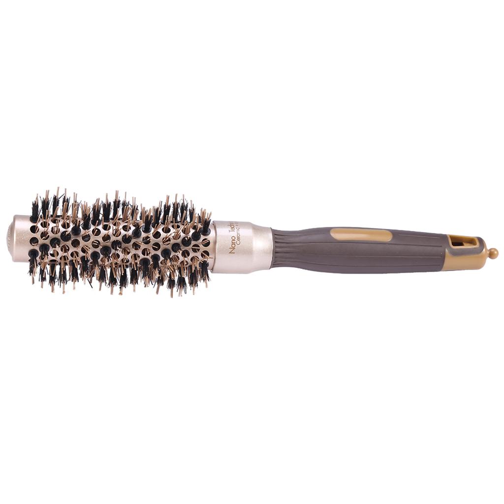 Anti Static Nano Technology Ceramic Ionic Hair Styling Comb with Retractable Separating Pin