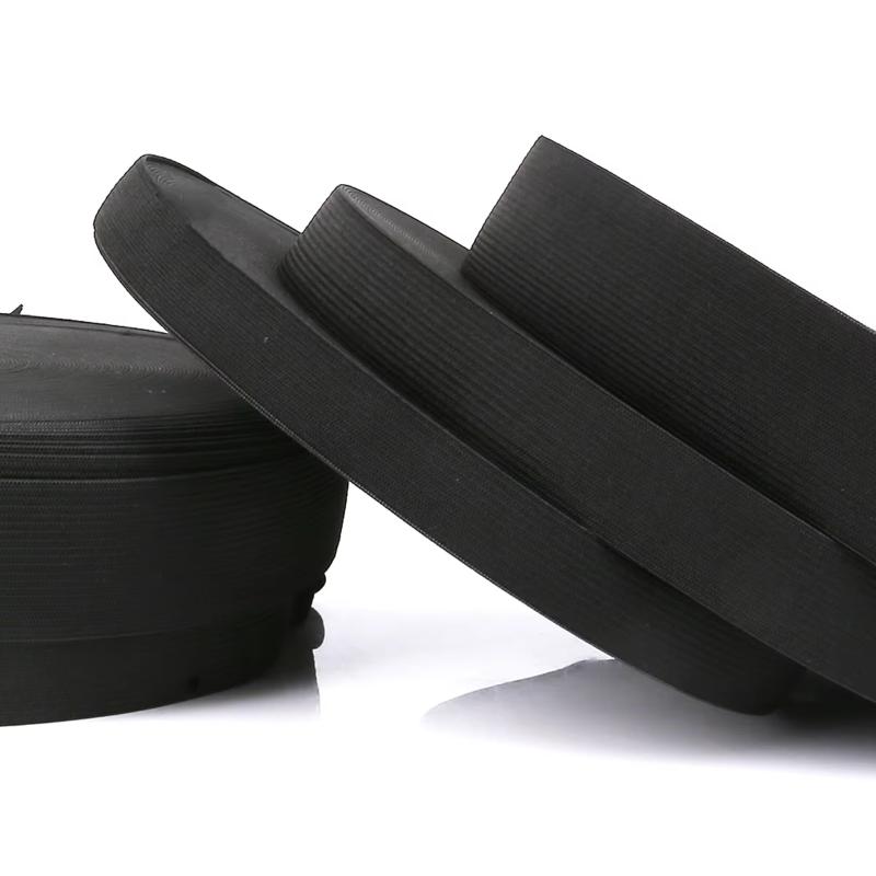 High Elasticity Knit Flat Elastic Band Stretch Strap 0.6-5cm Wide for Sewing DIY Garment Trousers Bags Accessories
