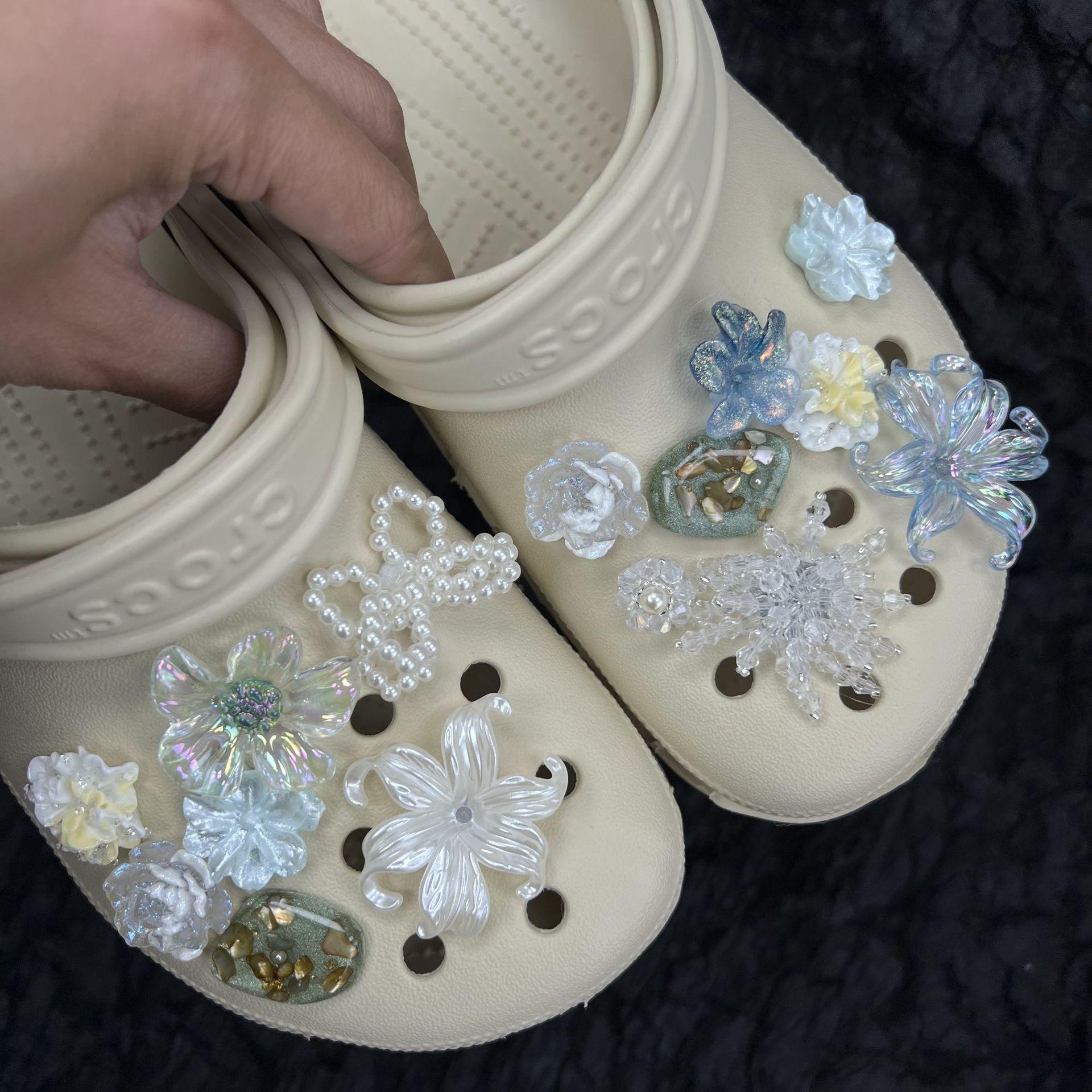 

Украшение для обуви в виде пещеры, Цветок для обуви, Пряжка для обуви, Цветочное украшение верха, Съемный, Пряжка для обуви для DIY, Новые аксессуары