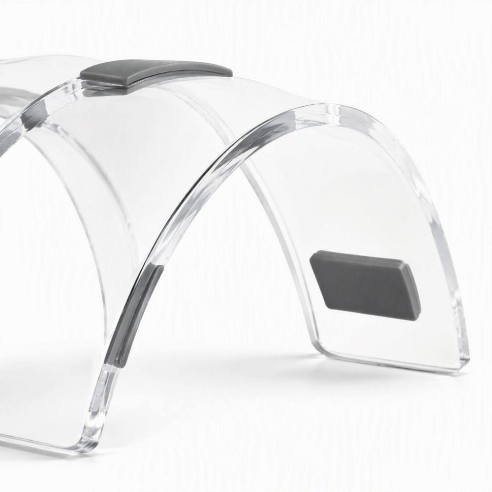 Minimalist Acrylic Laptop Stand Transparent Notebook Dock Invisible Vertical Laptop Stand Travel