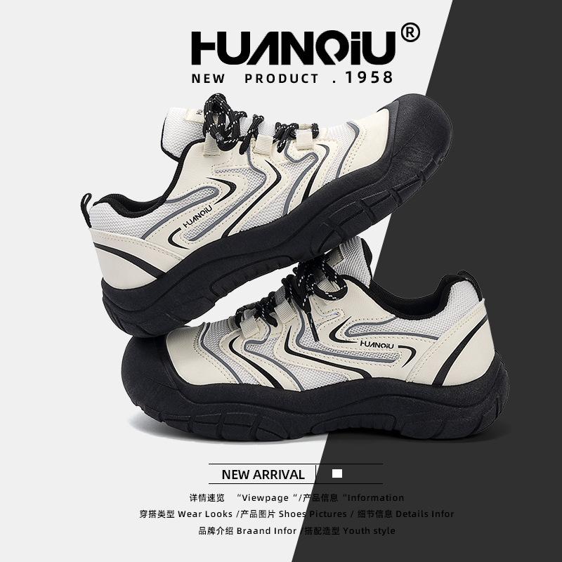 Global thick-soled heightening sneakers women's ZHQ5962 summer new versatile women's shoes mesh breathable hiking shoes