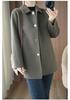 Petite Wool Coat - 2025 Korean Style, Age-Reducing, Mid-Length for Autumn/Winter Women's Fashion