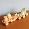PolarB Bunny Series Activity Train Toy Rabbit Character Wooden Playset Gift Pretend Play 18 Months and Up TYPR44288