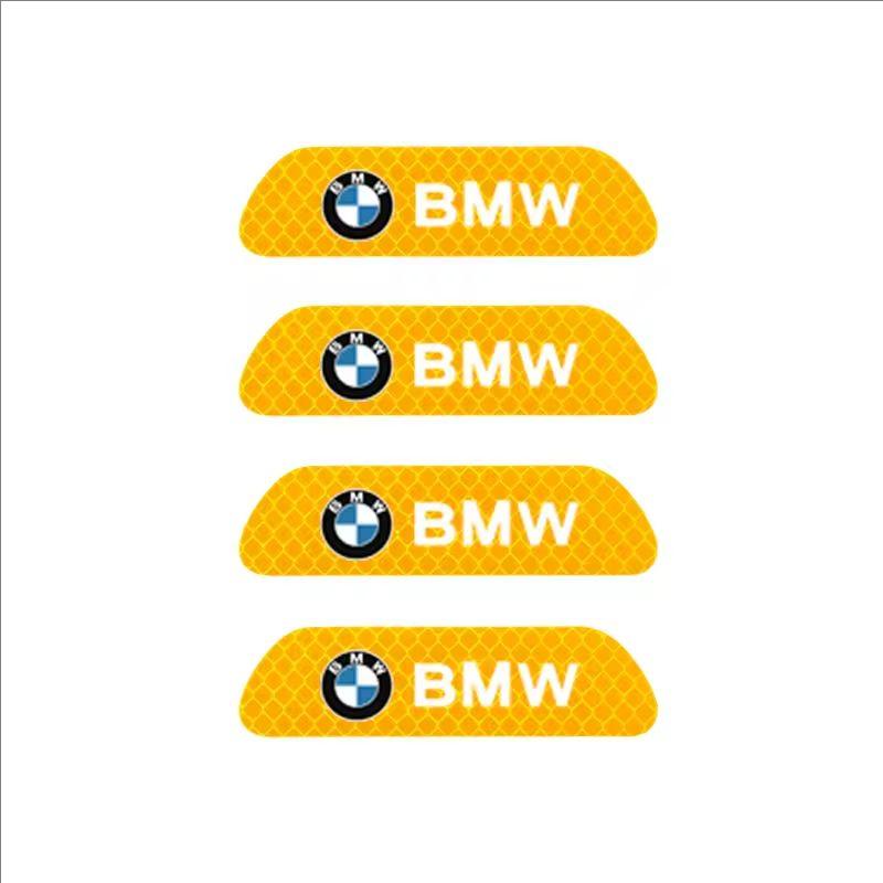 4Pcs Car Door Sticker Safety Warning Reflective Mark For BMW G80 G06 G07 G42 G14 G15 G16 F82 X1 X3 X5 X7 M1 M2 M3 M4 M5 M6 M7 YL6