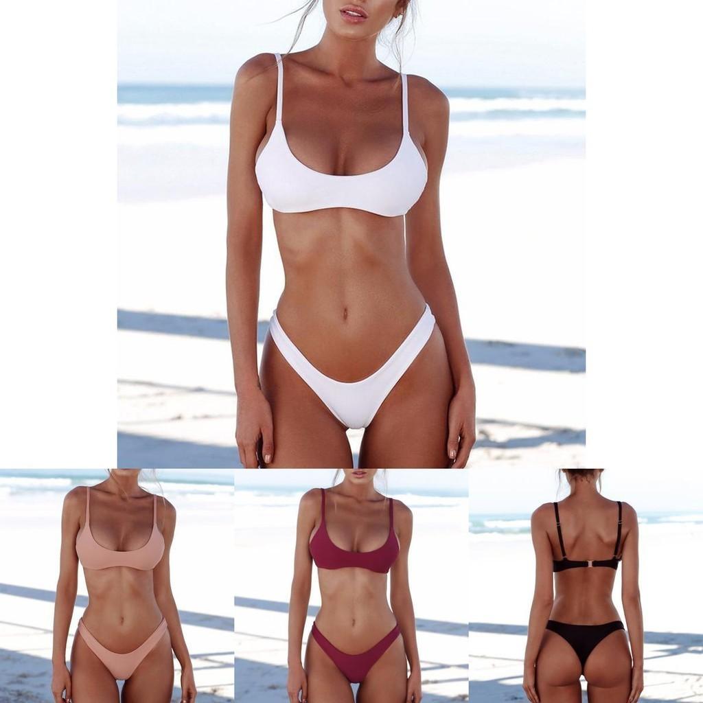 Stunning Sexy Women's Bikini Set With Padded Bra And Thong For Ultimate Comfort
