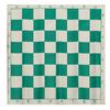 Portable Chess Traditional Chessboard Set for Tournament Club with Green Roll-up Board + Plastic Bag Chess Game